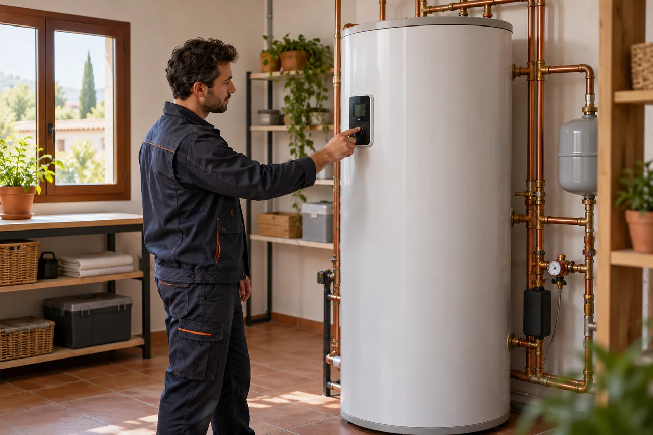 Controlli esterni di un boiler